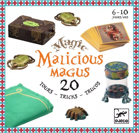 Set de magia Djeco Malicious Magus – 20 trucos