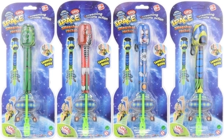 Cohete lanzador de 25 cm para niños