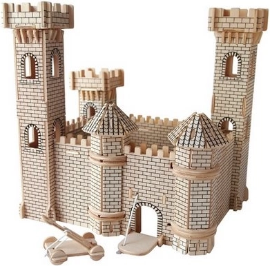 Puzzle 3D de madera: barco de guerra – velero Águila