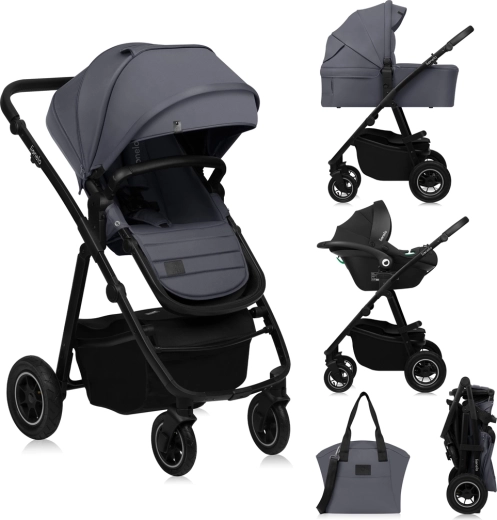 Lionelo Amber plus cochecito combinado 3 en 1 beige sand