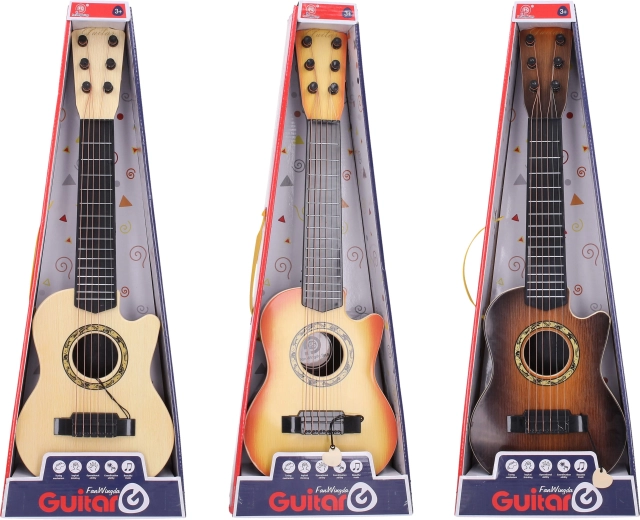 Guitarra infantil de 55 cm con púa - 1 unidad
