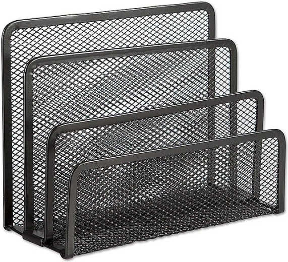 Soporte metálico para cartas CONCORDE, negro