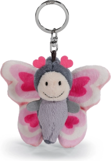 Peluche suave y diseño con corazones