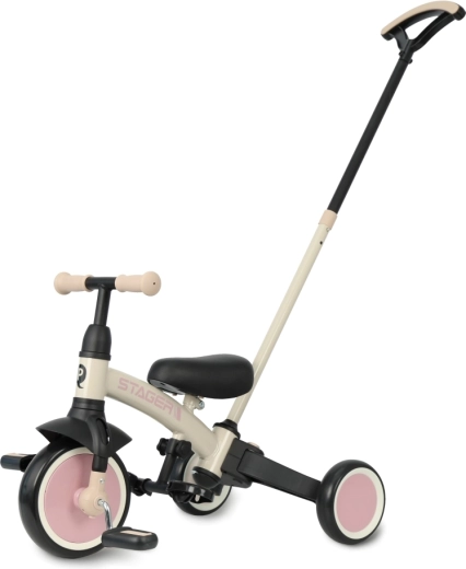 Triciclo Qplay Stager 3 en 1 rosa
