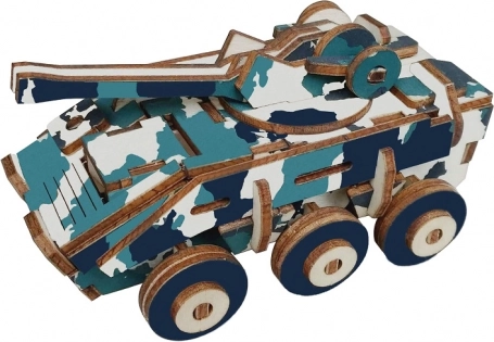 Puzzle 3D de madera Vehículo blindado