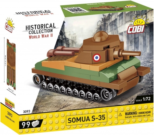 Set de construcción COBI Historical Collection Somua S-35 1:72