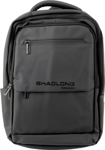 Mochila urbana de negocios con USB negra 16 L
