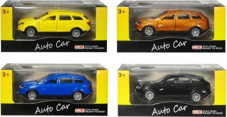 Coche de pasajeros metálico con mecanismo de retroceso (pull back)