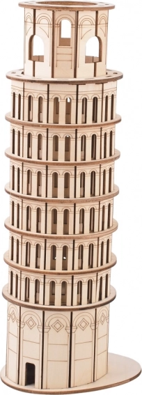Puzzle 3D de madera: Torre Inclinada de Pisa