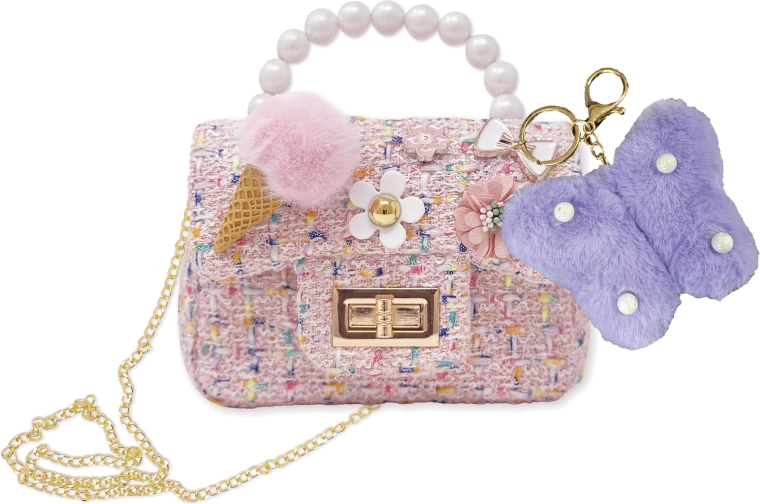 Mini bolso con llavero Mariposa