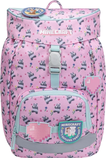 Mochila escolar BAAGL Airy MINECRAFT Panda – ultraligera y ergonómica