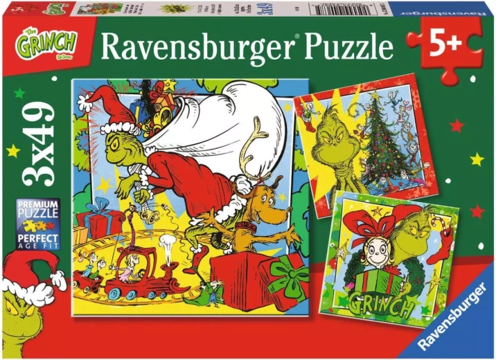Puzzle Ravensburger Grinch 3x49 piezas