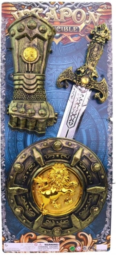 Espada y escudo para niños