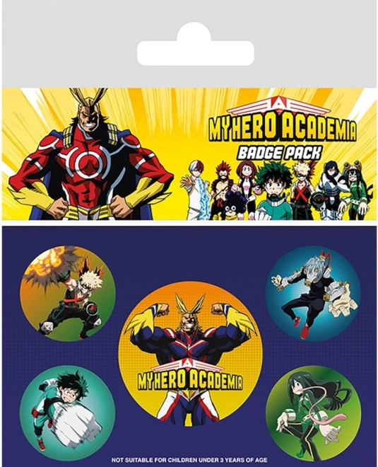 Set de chapas My Hero Academia (5 uds)