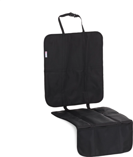 Protector de asiento de coche 3 en 1 PETITE&MARS Savior – Absolute Black