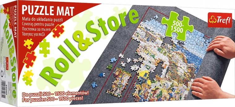Trefl alfombrilla enrollable para puzzles de 500 a 1500 piezas