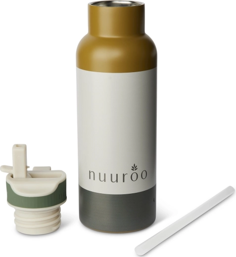 Nuuroo Conrad botella de acero inoxidable 500 ml green mix