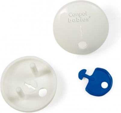 Canpol babies tapas de seguridad para enchufes infantiles con llave, 4 uds.