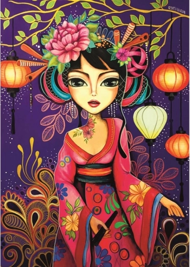 Puzle geisha de 1000 piezas