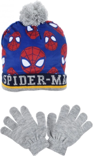 Gorro y guantes infantiles de Spiderman
