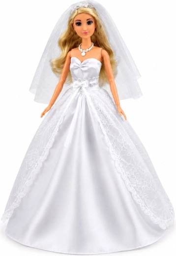 Vestido de novia ricamente decorado