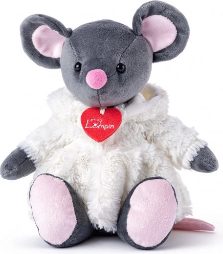 Ratón Azumi de peluche gris