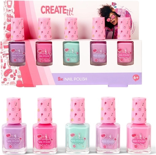 Create It! esmalte de uñas – set de 5 unidades