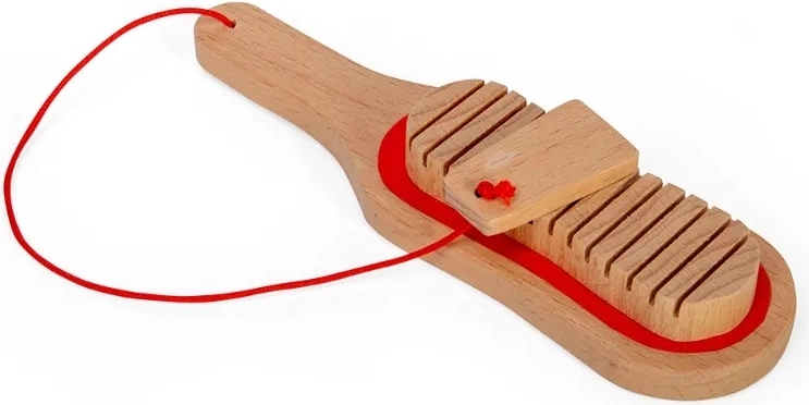 Bigjigs Toys guiro de madera – acabado natural