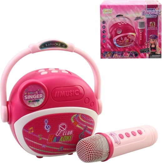 Micrófono infantil de karaoke a pilas
