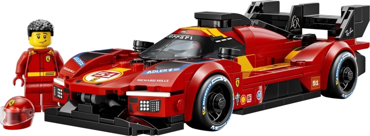 Detalles de carrera auténticos del Ferrari 499P