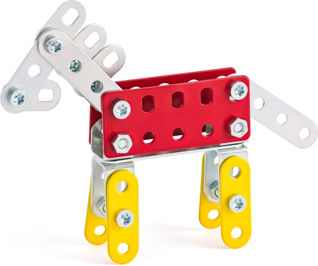 Merkur mini zoo caballo de Przewalski – kit de construcción metálico de 52 piezas