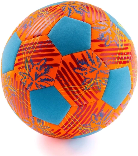 Balón de fútbol de playa de neopreno Schildkröt beach talla 5 rojo