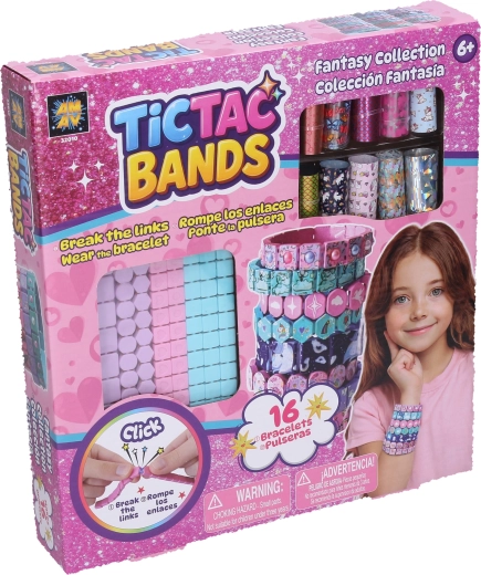 TICTAC BANDS set para hacer pulseras Colección Fantasy - 16 uds.