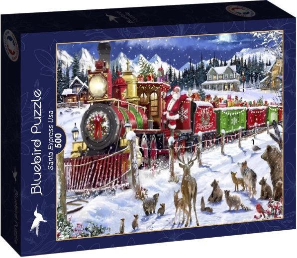Puzzle Bluebird Expreso de Santa USA 500 piezas