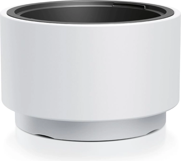 Maceta redonda blanca con inserto 46,8 cm HEOS