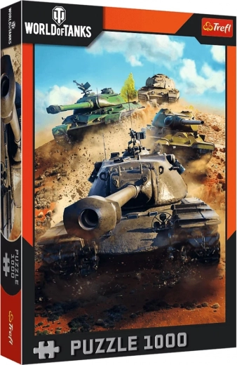 Puzle de 1000 piezas WORLD OF TANKS: tanques en combate Trefl