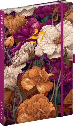 Elegante diseño floral y cierre seguro