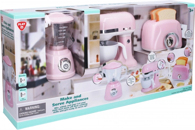 Playgo set de electrodomésticos de cocina 3 en 1 para niños