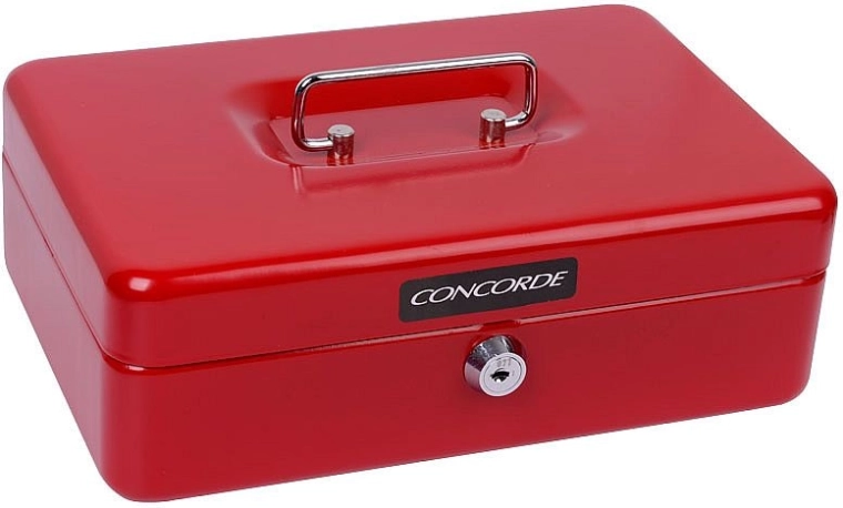 Caja metálica CONCORDE, roja