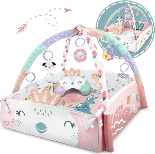 3 en 1: manta abierta, corralito y espacio para tummy time