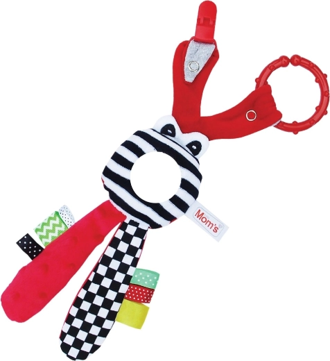 MOMS CARE mantita de apego con espejo roja
