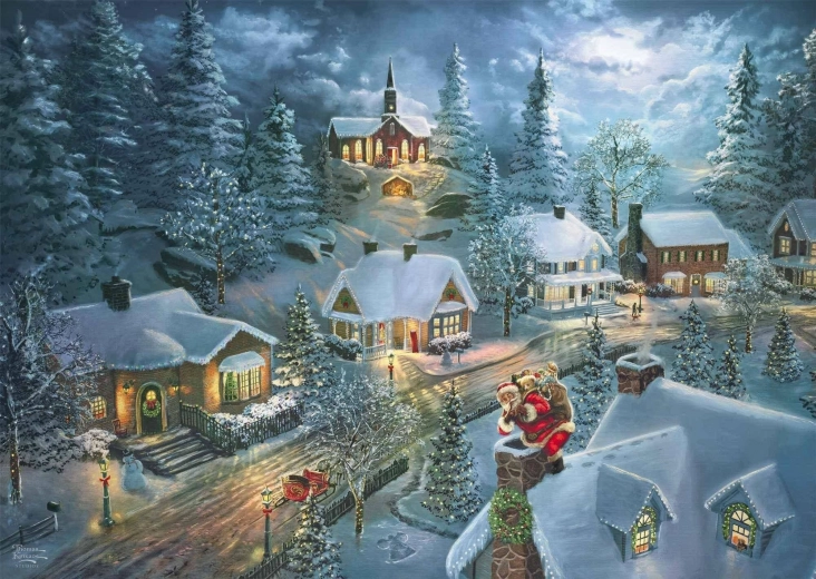 Puzzle SANTOVA Noche silenciosa 1000 piezas