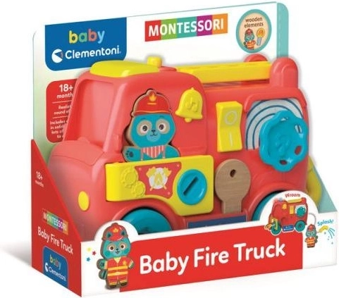 Coche de bomberos Montessori Baby Clementoni para los más pequeños
