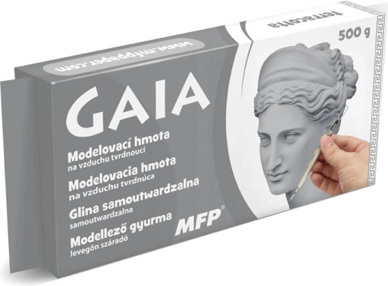 Pasta para modelar gris 500 g Gaia