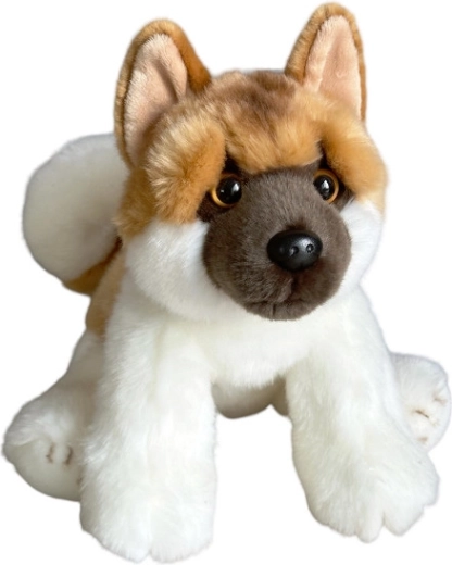 Perro de peluche Akita sentado 28 cm