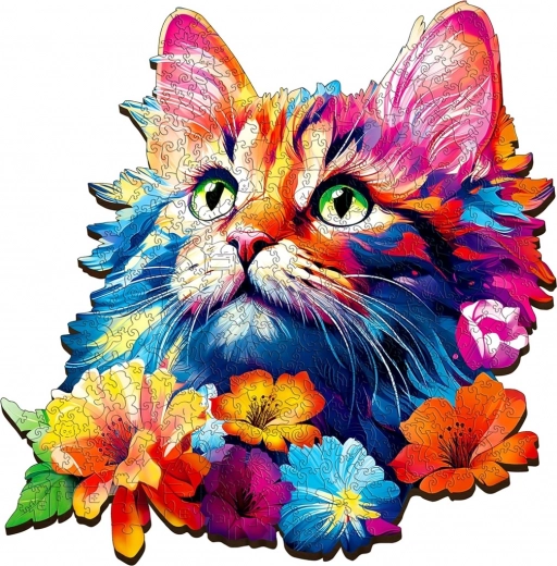 Puzzle de madera Gato 300 piezas ESCAPEWELT