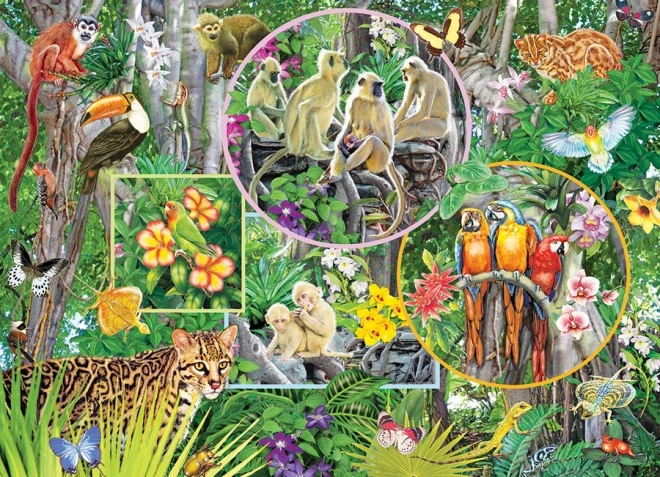 Puzzle familiar Encanto de la selva 350 piezas COBBLE HILL