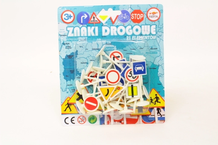 Set de señales de tráfico para niños, 21 piezas