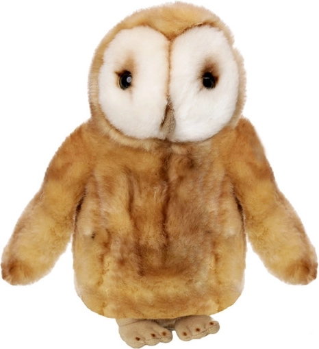 Búho real de peluche 23 cm