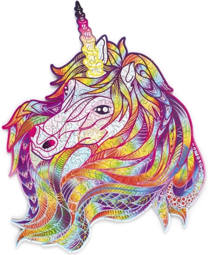 Rompecabezas de madera Unicornio Arcoíris